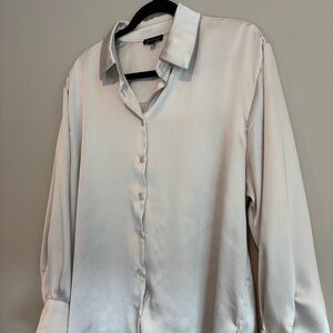 Dynamite White Button Down Shirt